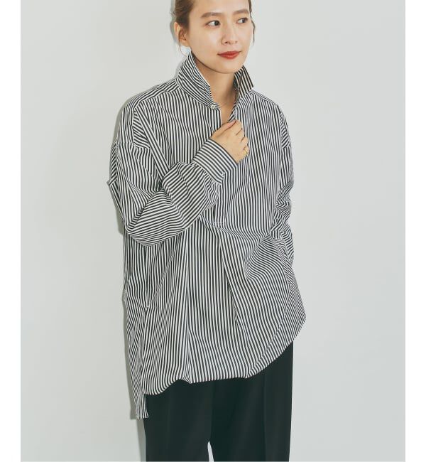 Spick and Span「《40周年 別注 / 予約》TICCA / ティッカ シャツチュニックプルオーバー」|シャツ・ブラウス|