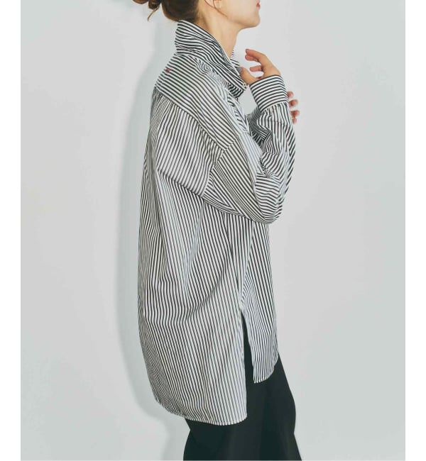 Spick and Span「《40周年 別注 / 予約》TICCA / ティッカ シャツチュニックプルオーバー」|シャツ・ブラウス|