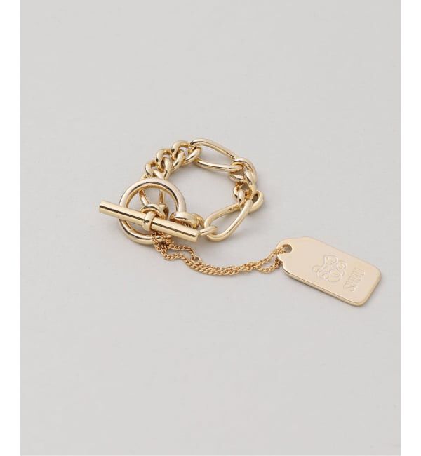 U by SPICK&SPAN「《予約》SHUU/シュウ 葵 AOI チェーンリング GOLD」|リング|