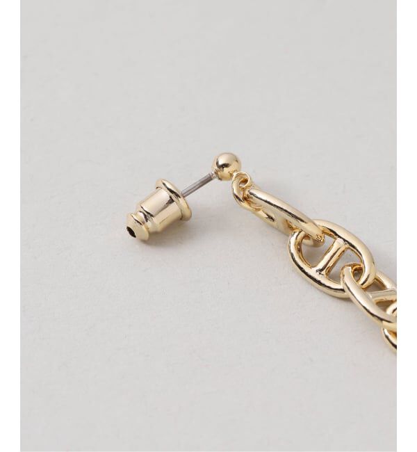 U by SPICK&SPAN「《予約》SHUU/シュウ 奏那 SONA チェーンピアス GOLD」|ピアス|