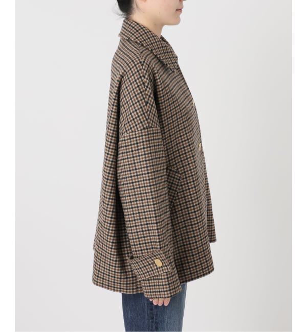 Spick and Span「《40周年 別注 / 予約》Traditional Weatherwear MALTON B/T SHORT* GNCLB CHK」|ステンカラーコート|