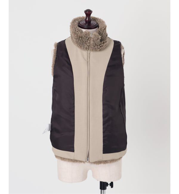 Spick and Span「《予約》TICCA / ティッカ WOOLファーベスト」|ダウンベスト・ベスト|