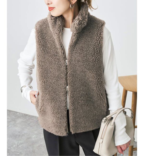 Spick and Span「《予約》TICCA / ティッカ WOOLファーベスト」|ダウンベスト・ベスト|