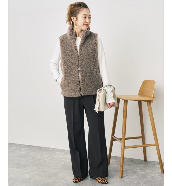 Spick and Span「《予約》TICCA / ティッカ WOOLファーベスト」|ダウンベスト・ベスト|