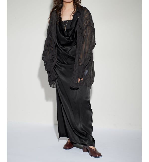 GRISE「《追加予約/WEB+一部店舗限定》GRISE6cmレザーオブリークハイバンプパンプス」|パンプス|