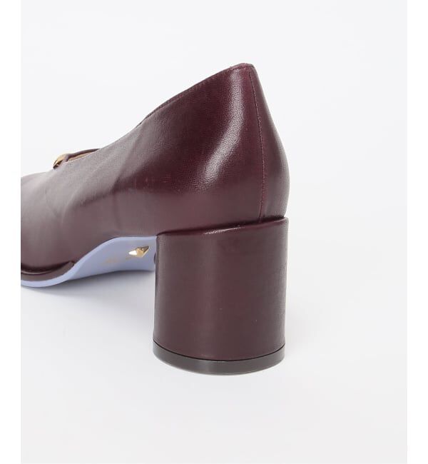 GRISE「《追加予約/WEB+一部店舗限定》GRISE6cmレザーオブリークハイバンプパンプス」|パンプス|