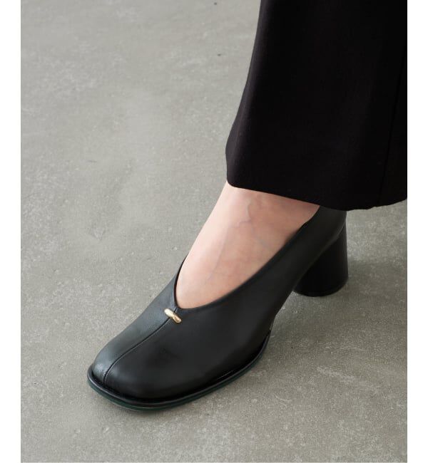 GRISE「《追加予約/WEB+一部店舗限定》GRISE6cmレザーオブリークハイバンプパンプス」|パンプス|