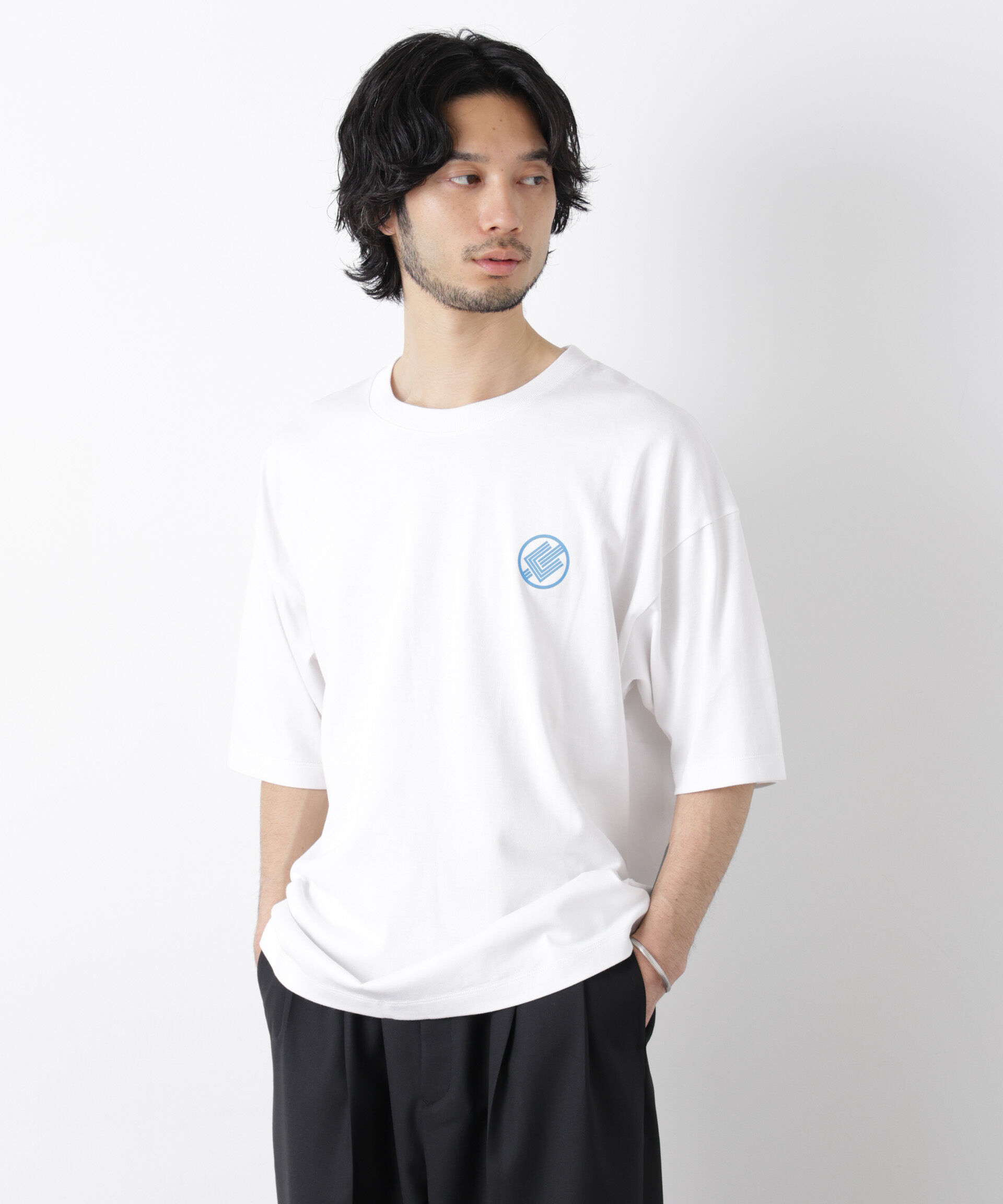 NANO universe「EIBUN&times;Anti Soaked(R)　汗染み防止Tシャツ」|Tシャツ・カットソー|