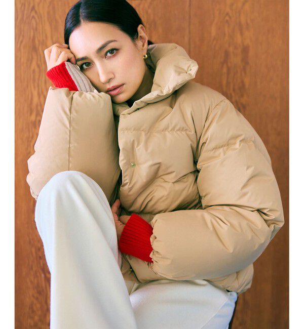 BEIGE,「LAURIERS / ウールカシミヤバイカラーニット」|ニット・セーター|