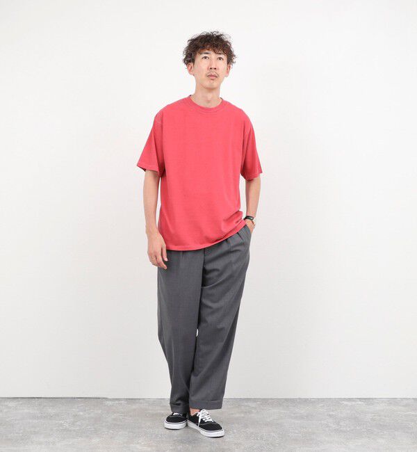 NOLLEY'S goodman「【BECシリーズ】PIGMENT DYE BIO WASH ピグメント染め オーバーサイズTシャツ」|Tシャツ・カットソー|