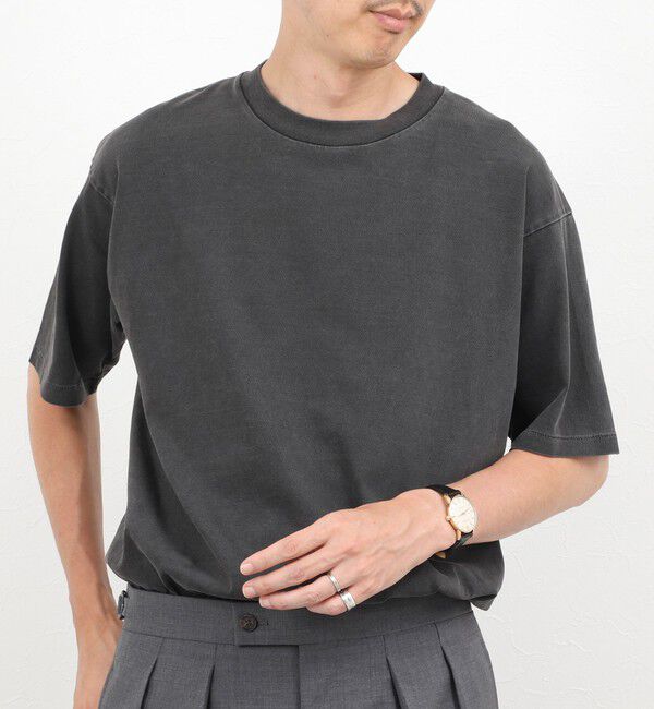 NOLLEY'S goodman「【BECシリーズ】PIGMENT DYE BIO WASH ピグメント染め オーバーサイズTシャツ」|Tシャツ・カットソー|