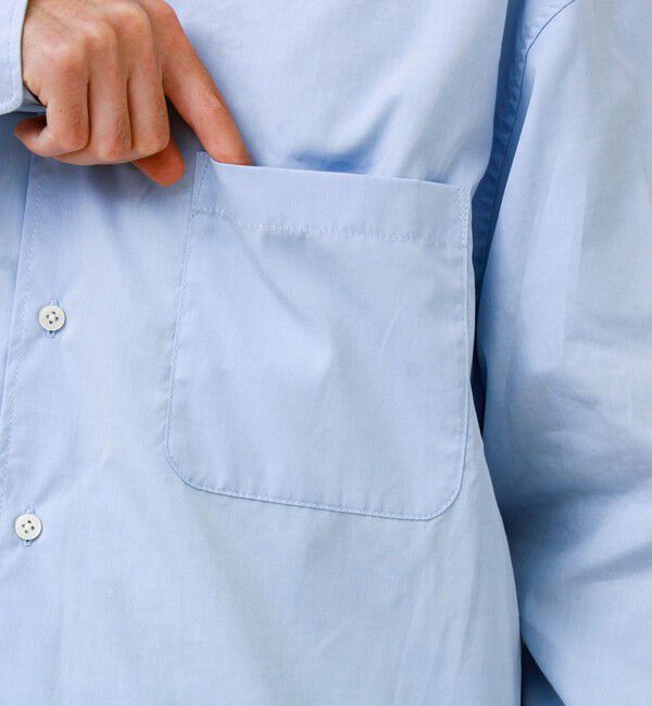 GLOSTER「【上品なツヤ感と極上の着心地】supima cotton/スーピマコットン ロングスリーブシャツ」|シャツ・ブラウス|