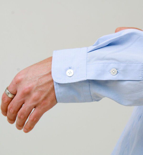 GLOSTER「【上品なツヤ感と極上の着心地】supima cotton/スーピマコットン ロングスリーブシャツ」|シャツ・ブラウス|