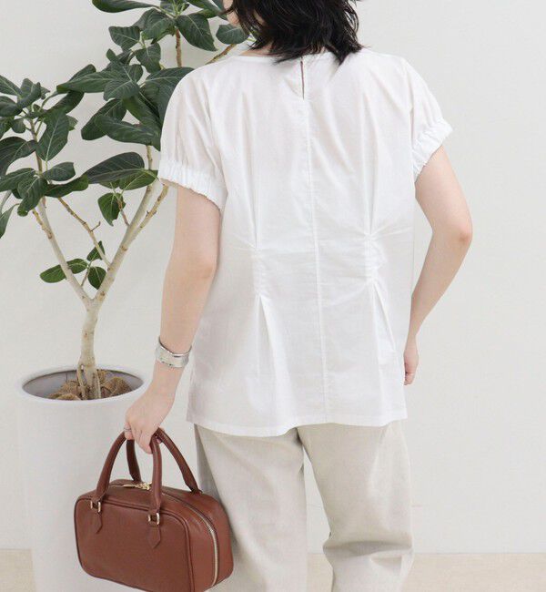fredy emue「ウエストタックフレンチカットソーブラウス」|Tシャツ・カットソー|