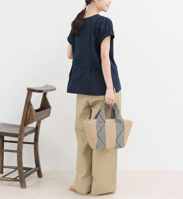 fredy emue「ウエストタックフレンチカットソーブラウス」|Tシャツ・カットソー|
