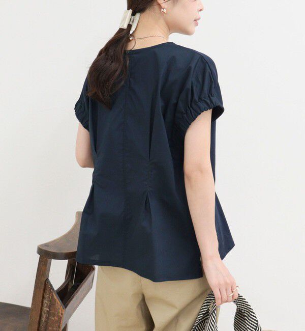fredy emue「ウエストタックフレンチカットソーブラウス」|Tシャツ・カットソー|