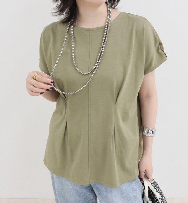 fredy emue「ウエストタックフレンチカットソーブラウス」|Tシャツ・カットソー|