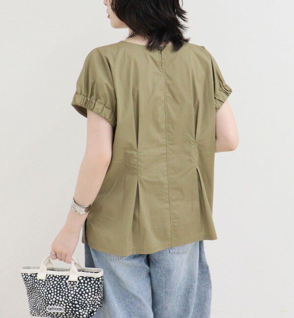fredy emue「ウエストタックフレンチカットソーブラウス」|Tシャツ・カットソー|