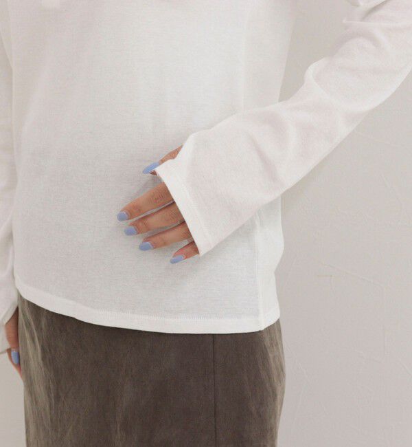 fredy emue「ヘンリーネックグラフィックロンTシャツ」|Tシャツ・カットソー|