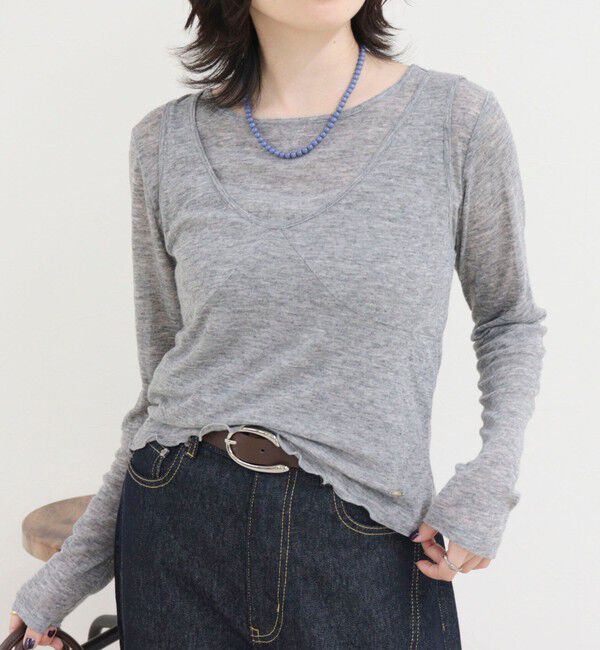 fredy emue「レイヤードタンクセットロンTシャツ」|Tシャツ・カットソー|