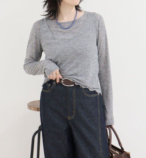 fredy emue「レイヤードタンクセットロンTシャツ」|Tシャツ・カットソー|
