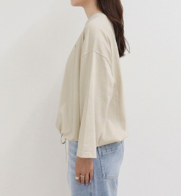 fredy emue「ホースプリント裾ドロストTシャツ」|Tシャツ・カットソー|
