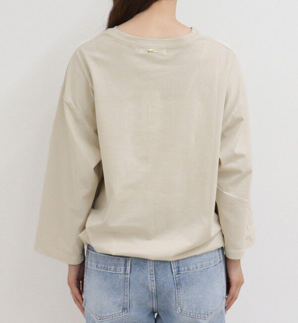fredy emue「ホースプリント裾ドロストTシャツ」|Tシャツ・カットソー|