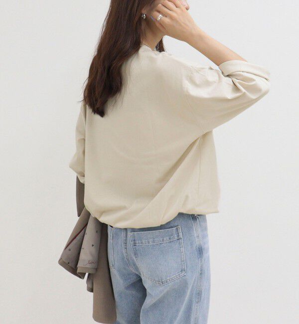 fredy emue「ホースプリント裾ドロストTシャツ」|Tシャツ・カットソー|