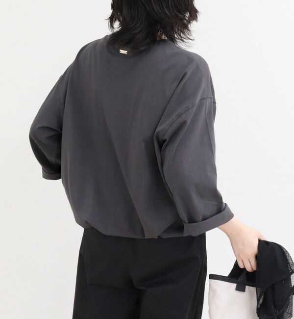 fredy emue「ホースプリント裾ドロストTシャツ」|Tシャツ・カットソー|