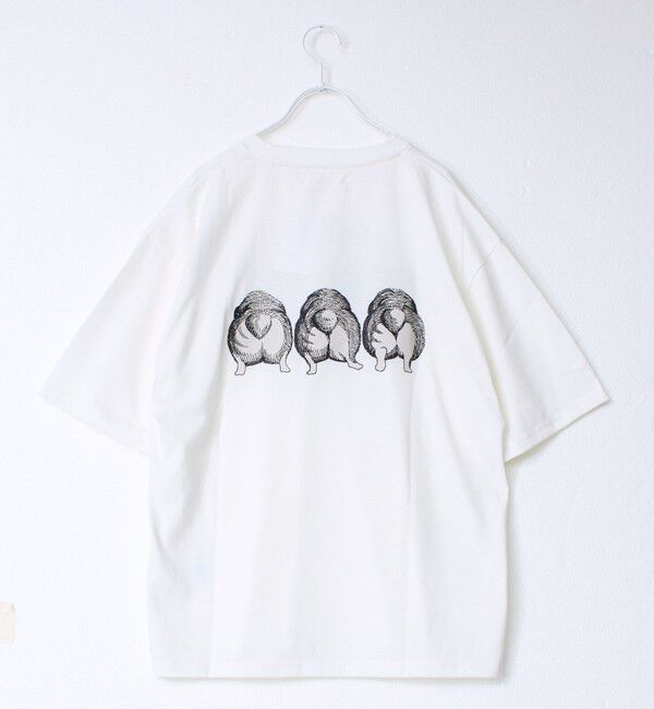 FREDY MAC「【FREDYMAC/フレディマック】度詰め天竺CAT&DOG前後TEE」|Tシャツ・カットソー|