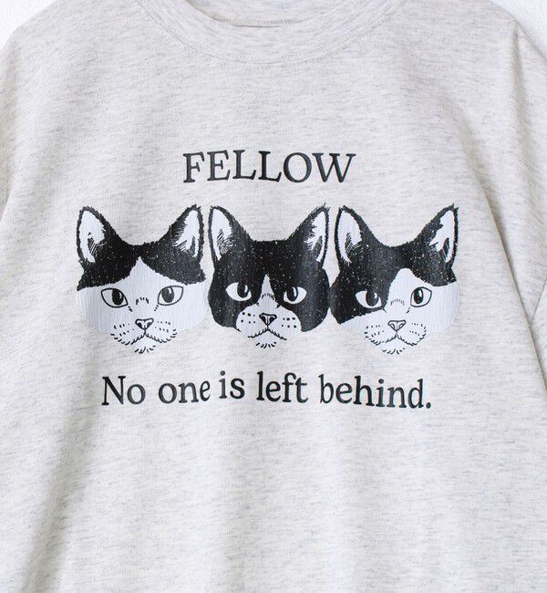 FREDY MAC「【FREDYMAC/フレディマック】度詰め天竺CAT&DOG前後TEE」|Tシャツ・カットソー|