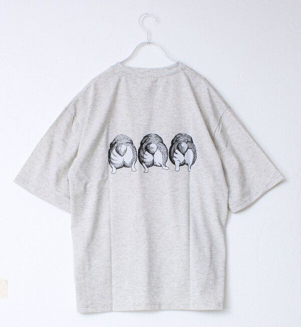 FREDY MAC「【FREDYMAC/フレディマック】度詰め天竺CAT&DOG前後TEE」|Tシャツ・カットソー|