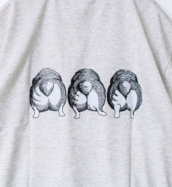 FREDY MAC「【FREDYMAC/フレディマック】度詰め天竺CAT&DOG前後TEE」|Tシャツ・カットソー|