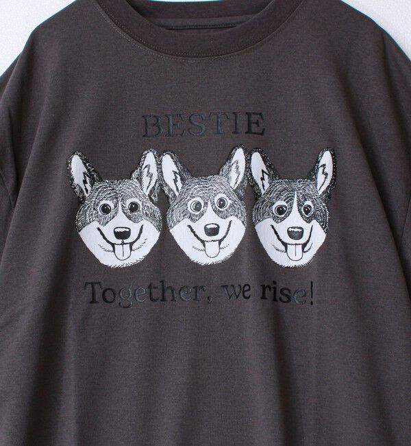 FREDY MAC「【FREDYMAC/フレディマック】度詰め天竺CAT&DOG前後TEE」|Tシャツ・カットソー|