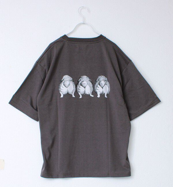FREDY MAC「【FREDYMAC/フレディマック】度詰め天竺CAT&DOG前後TEE」|Tシャツ・カットソー|
