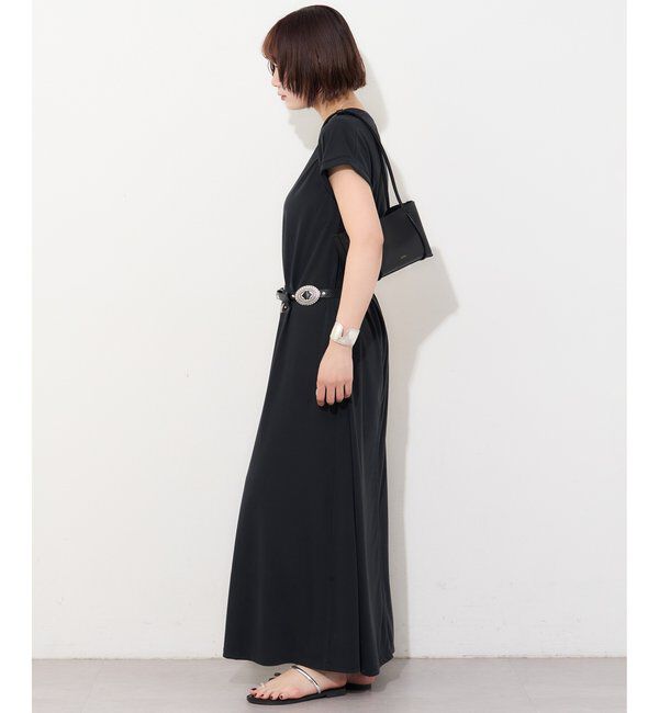  「《リラックス感のある着心地/手洗い可》フィブリルカットワンピース」|ワンピース|