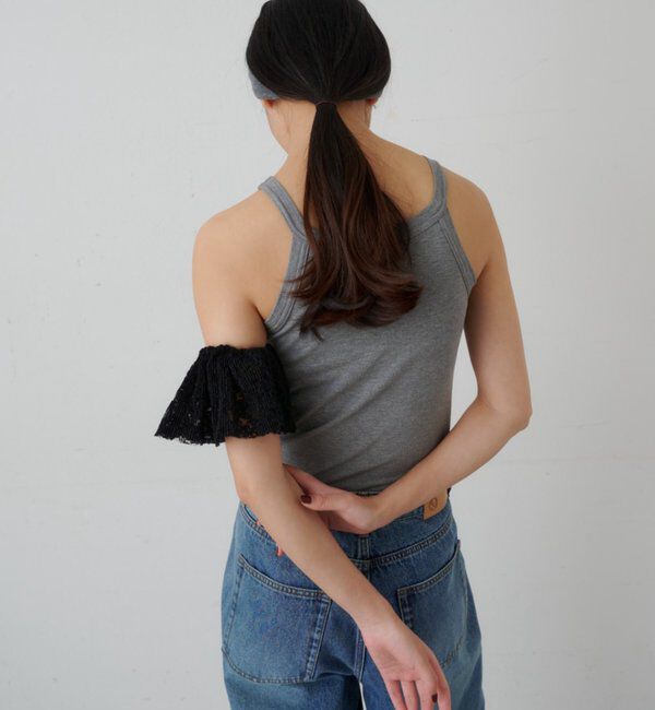  「カップ付アメスリリブタンクトップ」|キャミソール|