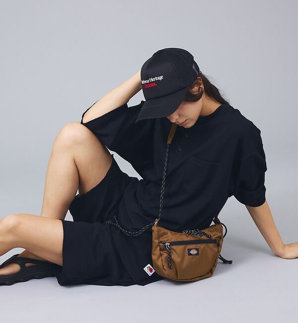 ABAHOUSE「【DICKIES/ディッキーズ】ATHLETIC QUICK SHOULDER」|ショルダー・メッセンジャー|ベージュ