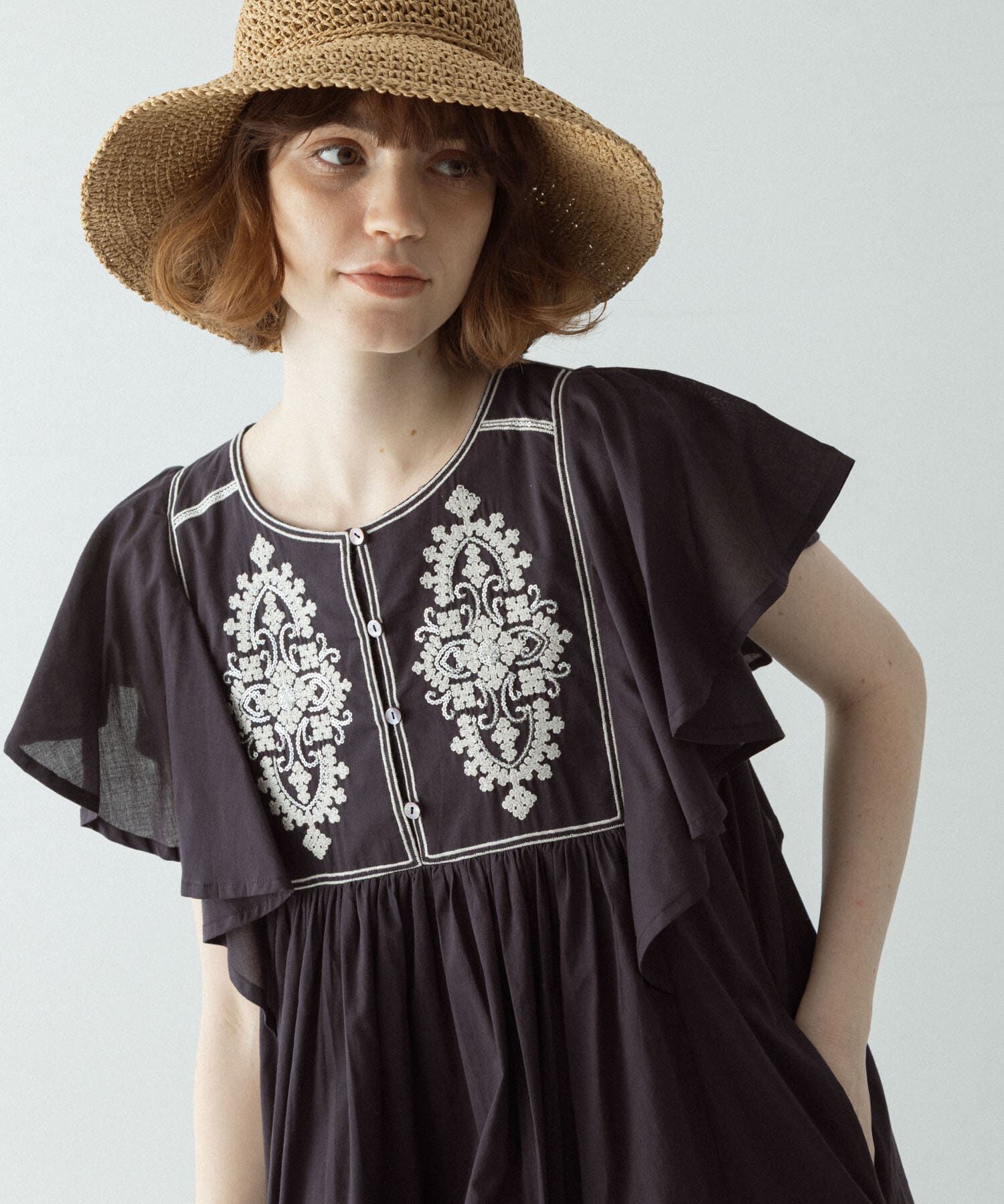 Sonny Label 「スパンコールエンブロイダリーワンピース」|ワンピース|