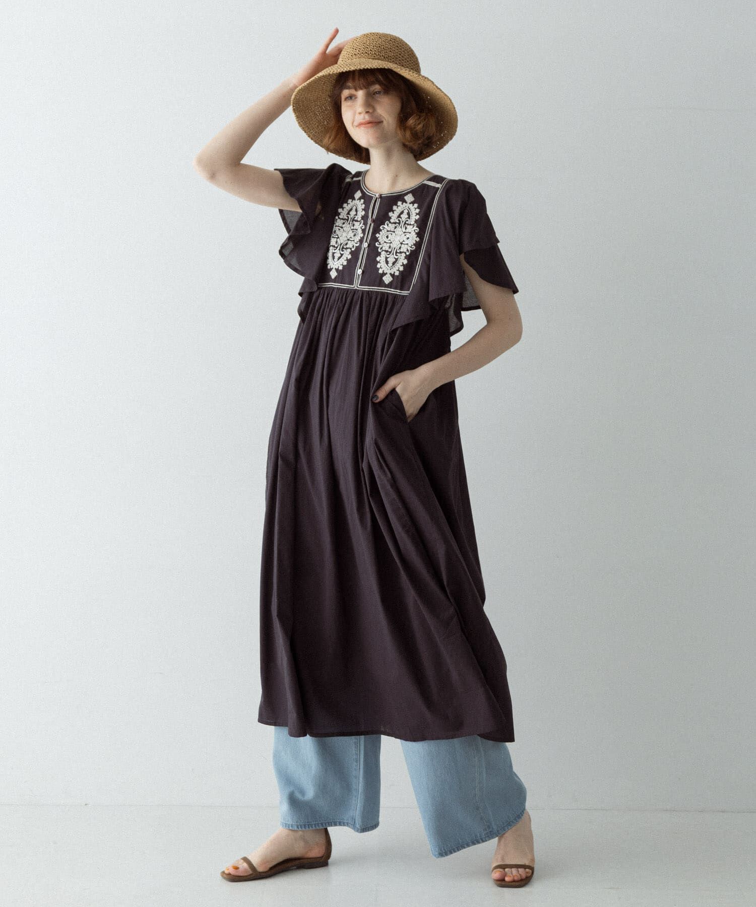 Sonny Label 「スパンコールエンブロイダリーワンピース」|ワンピース|