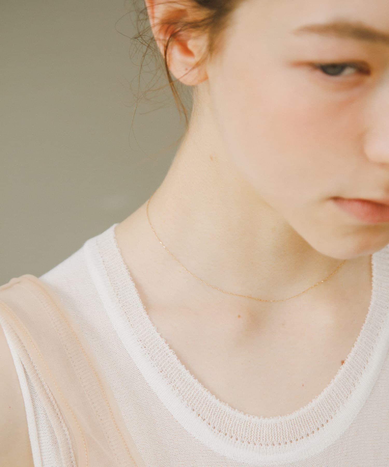 URBAN RESEARCH「decor『デコール』　K18 SKIN NECKLACE」|ネックレス|