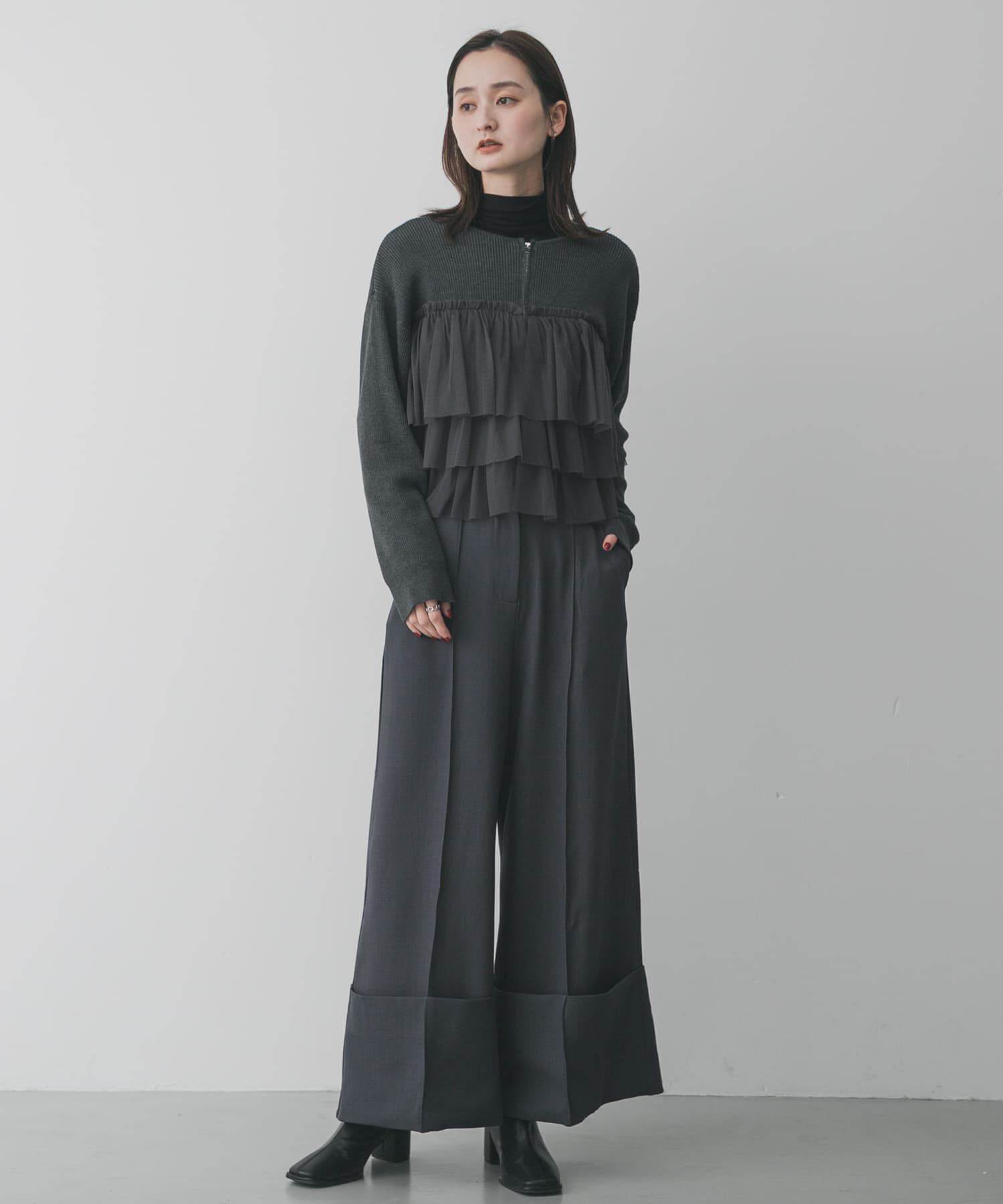 SENSE OF PLACE by URBAN RESEARCH「ワイドターンバックパンツ」|その他|
