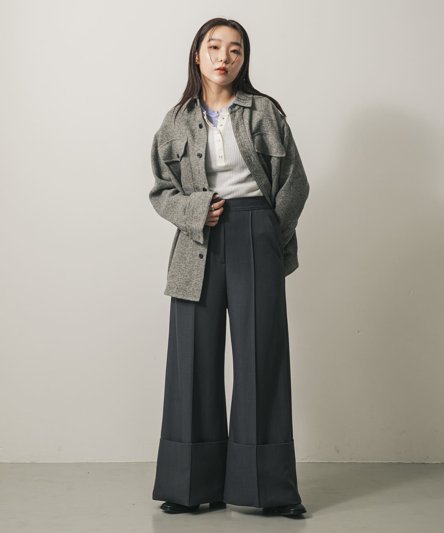 SENSE OF PLACE by URBAN RESEARCH「ワイドターンバックパンツ」|その他|
