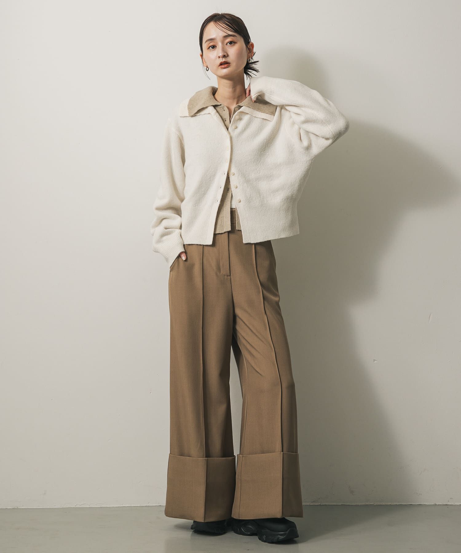 SENSE OF PLACE by URBAN RESEARCH「ワイドターンバックパンツ」|その他|