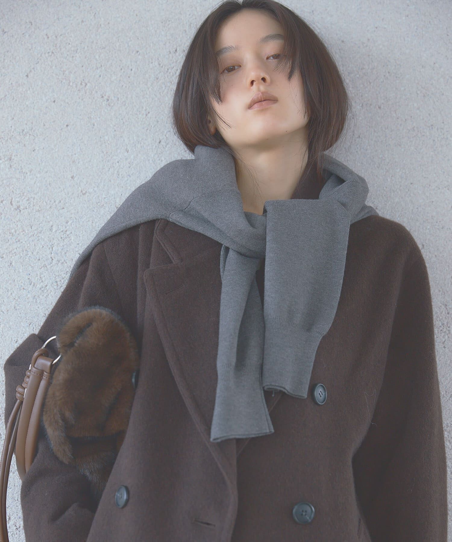 SENSE OF PLACE by URBAN RESEARCH「尾州ウールロングテーラードコート」|チェスターコート|