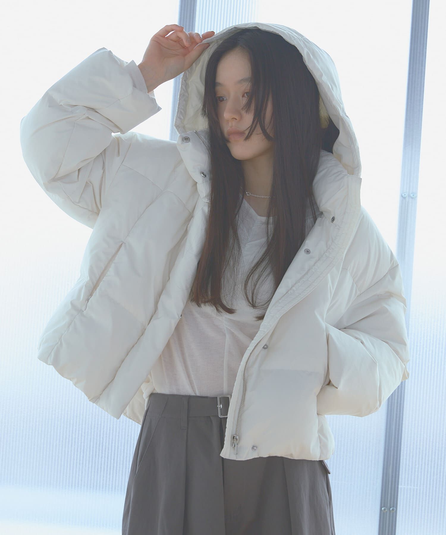 SENSE OF PLACE by URBAN RESEARCH「調温/撥水2WAYフードダウン」|ダウン|