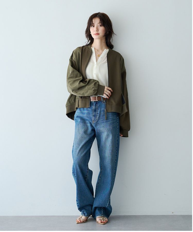 YECCA VECCA「ルーズストレートデニム」|デニム|