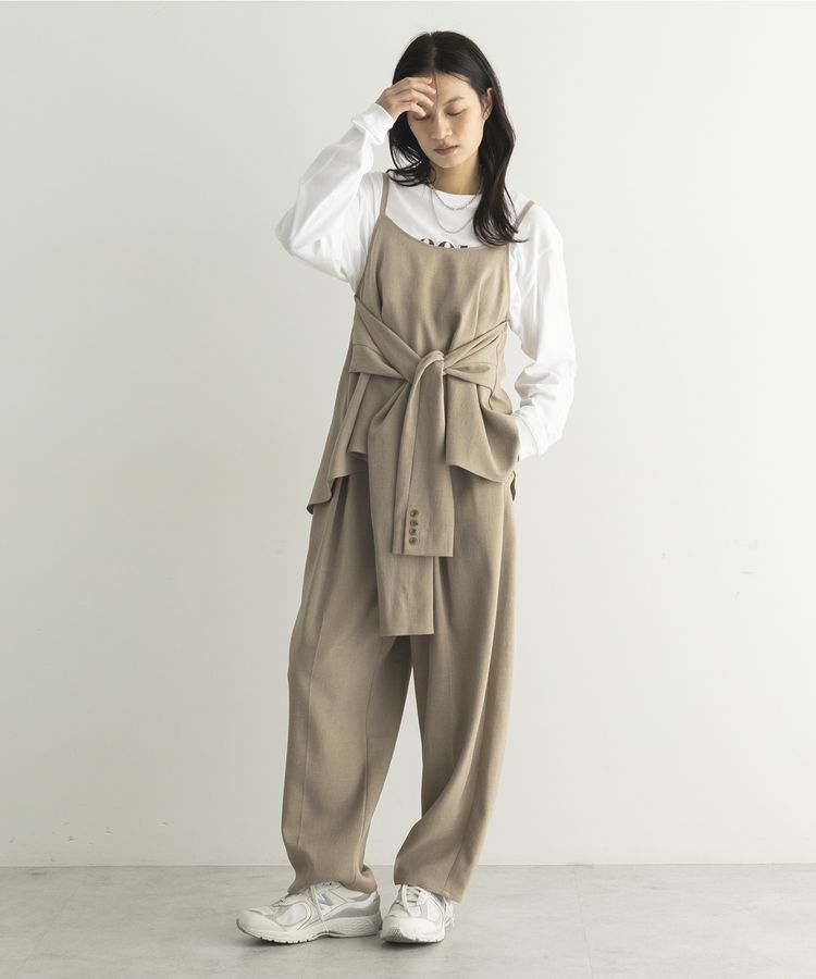GARAGE OF GOOD CLOTHING「【日本製】無地ジャケットスリーブビスチェ」|ベスト・ジレ|