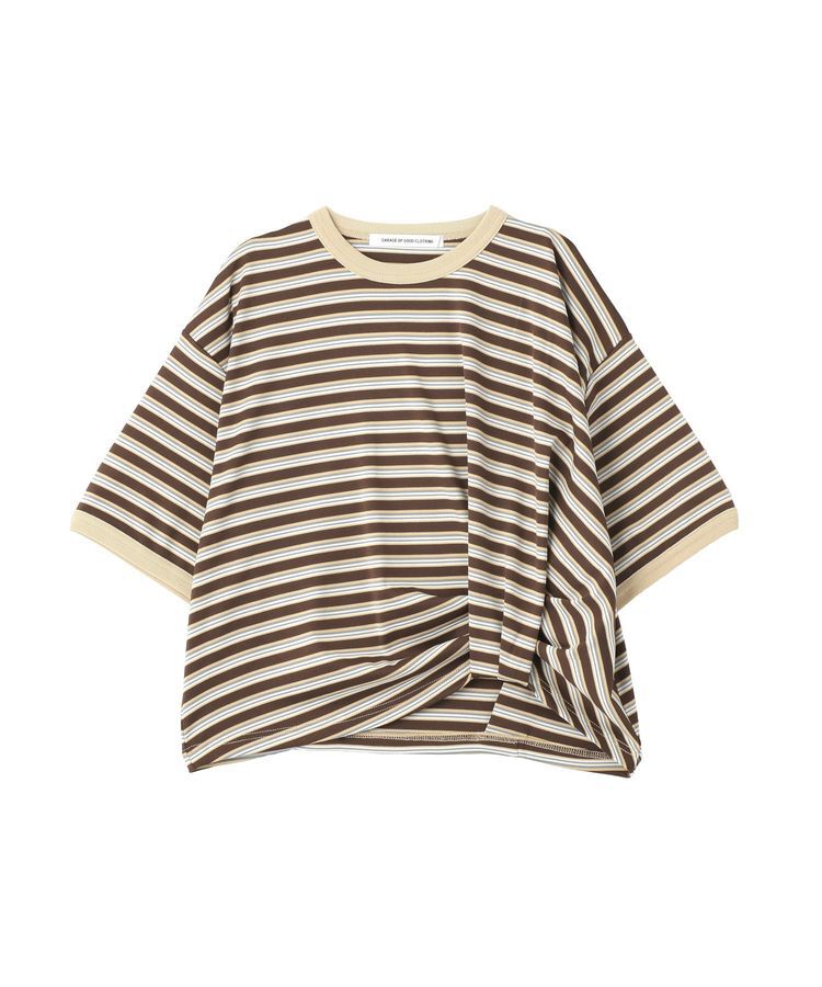 GARAGE OF GOOD CLOTHING「タックマルチボーダーTシャツ」|Tシャツ・カットソー|
