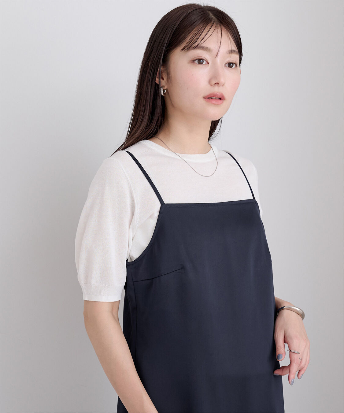 ur's「サテンキャミソールワンピース」|ワンピース|